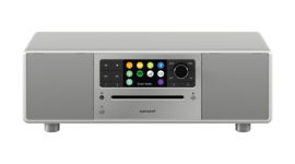 Sonoro Prestige X (2023 editie) SO-331 stereo internetradio met DAB+, FM, CD, Spotify en Bluetooth, zilver