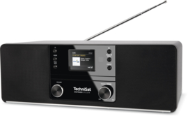 TechniSat DigitRadio 370 CD IR stereo tafelradio met internet, DAB+ digital radio, CD en USB, zwart