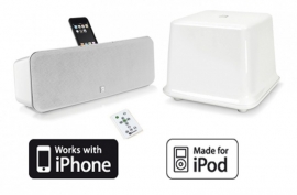 Boston i-DS3 Plus (iPod , iPhone Speakers + SubWoofer, Wit)