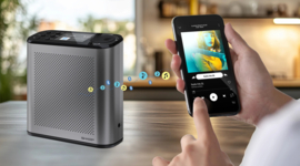 Sharp Osaka DR-530 draagbare en oplaadbare DAB+ en FM radio met Bluetooth en alarmfunctie
