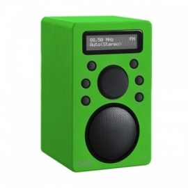 Clint Digital F4 DAB+ en FM radio met accu en Bluetooth audiostreaming, groen