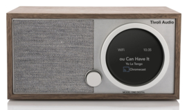 Tivoli Audio ART Model One Digital Generatie 2 met internetradio, DAB+, FM, Spotify en Bluetooth, walnut grey, OPEN DOOS