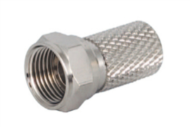 F connector EMK-01 voor Kathrein coax, opschroefbaar