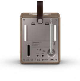 Sonoro EASY SO-120  V2 DAB+ / FM wekker radio met Bluetooth ontvangst, walnoot