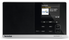 TechniSat DigitRadio 216 portable DAB+ en FM radio, zwart-zilver