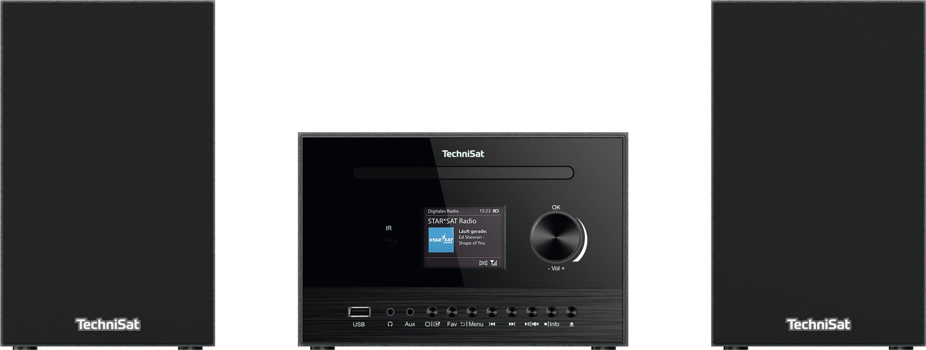 TechniSat Classic 800 IR stereo set met internetradio, DAB+, FM, CD, USB en Bluetooth
