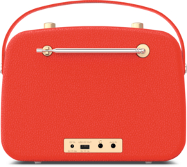 Nordmende Transita 130 retro oplaadbare draagbare DAB+ en FM radio met Bluetooth, rood