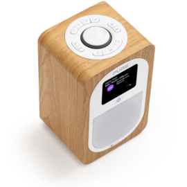 Pure Evoke H3 compacte DAB+, FM en Bluetooth keuken radio, eiken
