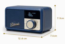 Roberts Revival Petite mini DAB+ en FM radio met Bluetooth ontvangst, Midnight Blue, OPEN DOOS