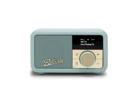 Roberts Revival Petite 2 mini DAB+ en FM radio met Bluetooth ontvangst, Duck Egg Blue