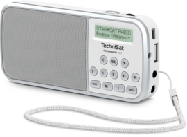 TechniSat TechniRadio RDR DAB+ en FM radio, audio afspelen via USB en analoge ingang, wit