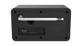 Telestar Top 200 radio met DAB+, FM, Bluetooth, USB en Internet, zwart