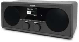 TechniSat DigitRadio 451 CD IR stereo houten wifi internetradio met CD, DAB+ en FM, antraciet