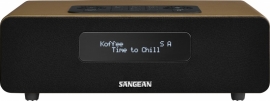 Sangean DDR-36 digitale tafelradio met DAB+, FM en Bluetooth, bruin