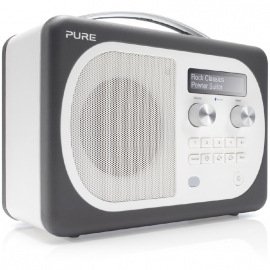 Pure Evoke D4 Mio portable DAB+ en FM radio met Bluetooth, Pewter