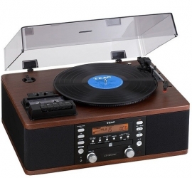 TEAC LR-R500 Muli Audiosysteem LP / CAS / CD / AM / FM / Recorder rosewood