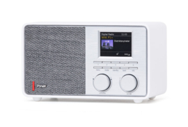 Pinell Supersound 201 DAB+ radio met FM en Bluetooth, wit