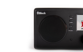 Block CR-20 Stereo High End radio met DAB+, internet en Spotify, hoogglans zwart
