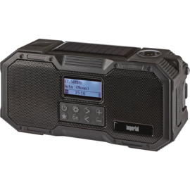 Imperial DABMAN OR 1 stereo draagbare nood radio en lamp met DAB+, FM, Bluetooth en alarm