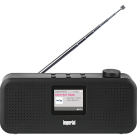 Imperial DABMAN 16 stereo compacte DAB+ radio met FM, zwart