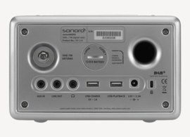 sonoroRADIO SO-110 met DAB+ en FM, USB en Bluetooth zilver