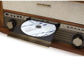 Soundmaster NMC549 DABBE retro muzieksysteem, platenspeler, CD, DAB+, FM, Cassette en USB