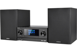 Kenwood M-9000S stereo smart Hi-Fi systeem met DAB+ en FM radio, internetradio, CD, USB, Bluetooth en Spotify, zwart
