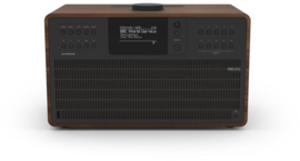 Revo SuperCD hifi stereo systeem met CD, Bluetooth, DAB+, Internetradio en Spotify, walnoot-zwart