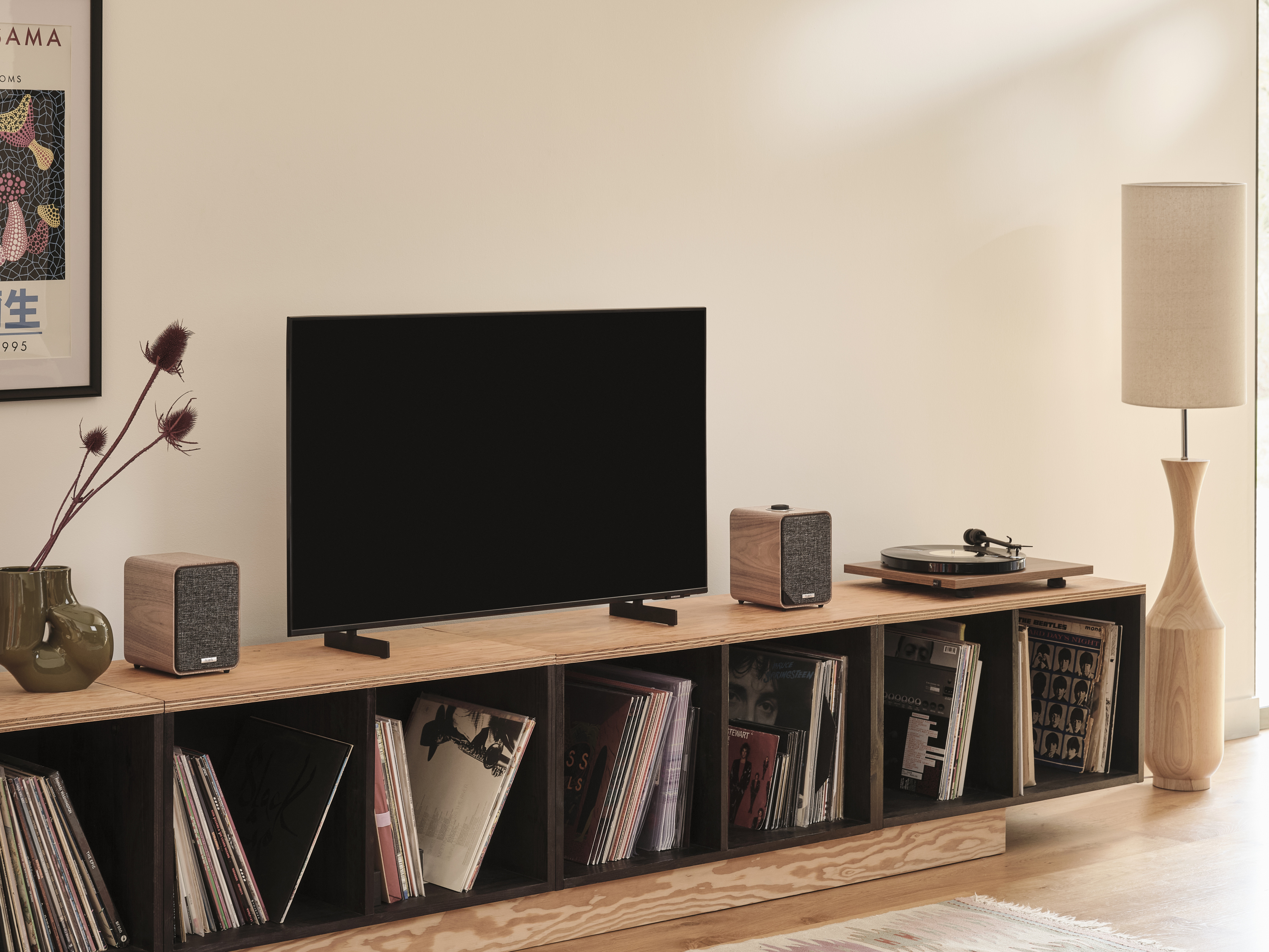 Ruark Audio MR1 Mk3 draadloos compact hifi stereo muzieksysteem, Rich Walnut