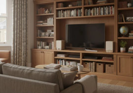 Pure Classic Active stereo geluidssysteem met HDMI, Bluetooth, DAB+ en FM radio, Wit Eiken