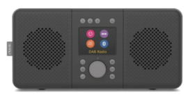Pure Elan Connect+ stereo DAB+, FM en WIFI internetradio met Bluetooth, Charcoal