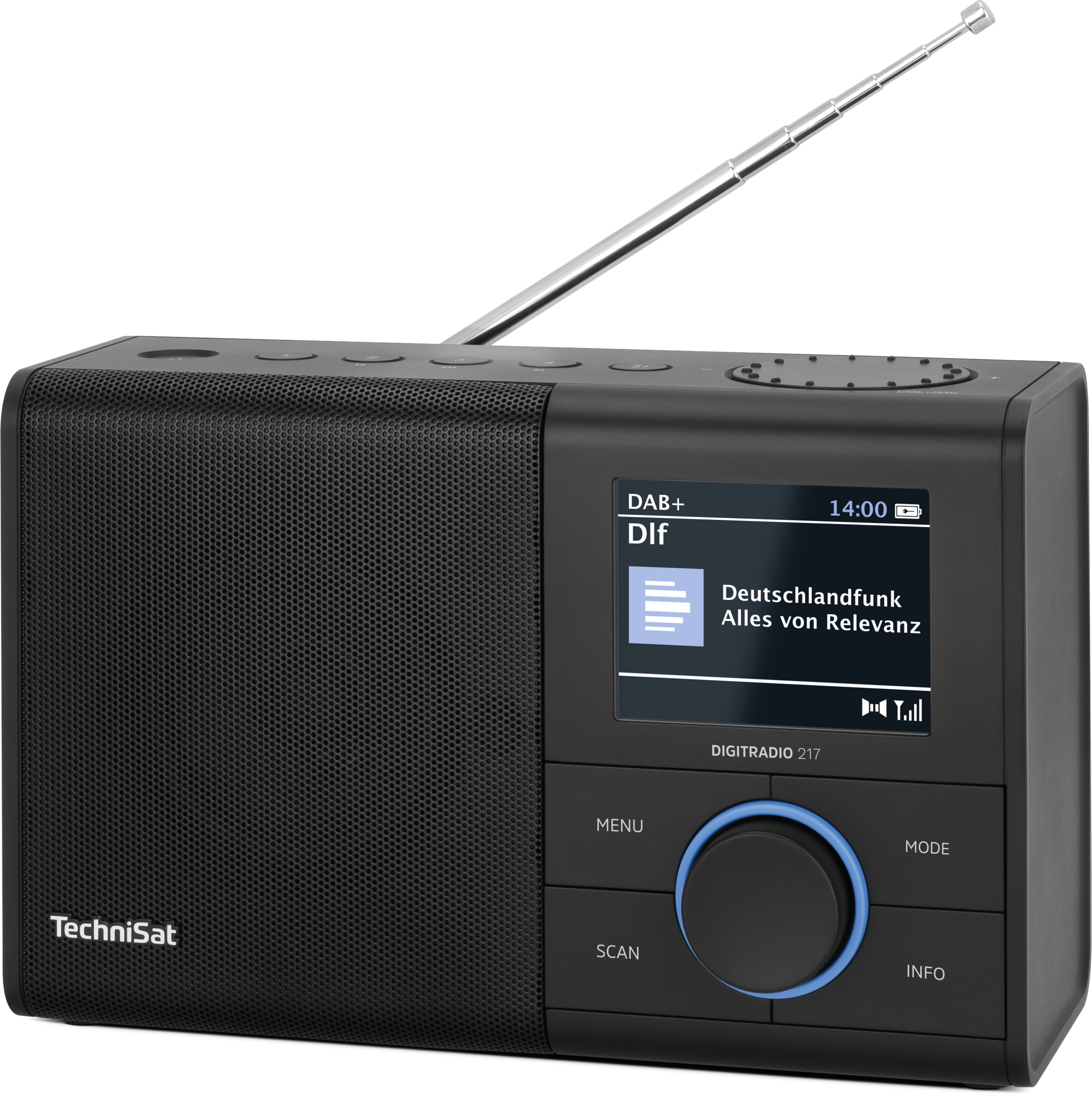 TechniSat DigitRadio 217 portable DAB+ en FM radio met Bluetooth ontvangst