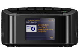 Sangean Fusion 110 (RCR-11 WF) stereo wekkerradio met internetradio, USB en DAB+