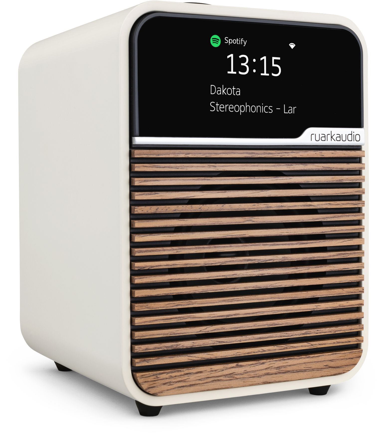 Ruark Audio R1S Smart Radio met WIFI internetradio, DAB+, FM, Spotify en Bluetooth, Light Cream
