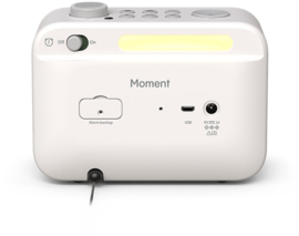 Pure Moment digitale DAB+ en FM wekker klok radio met Bluetooth, Cotton White