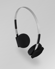 km5 Iichtgewicht stereo hoofdtelefoon Hp1 - Bluetooth EN bekabeld, zwart