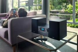 Philips TAM8905 / 10 micromuzieksysteem met wifi internet, DAB+, FM, Bluetooth, Spotify