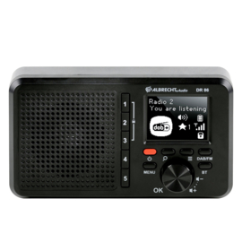 Albrecht DR 86 Senior compacte DAB+ en FM gebruiksvriendelijke digitale radio met Bluetooth, oplaadbaar