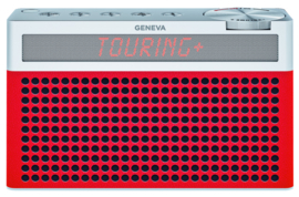 Geneva Touring / S+ oplaadbare portable hi-fi DAB+ en FM radio met Bluetooth, rood