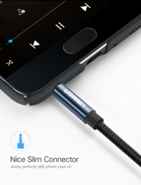 Stereo kabel: 3.5mm mini-jack naar 3.5mm mini-jack, 50 cm