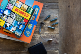 Pale Blue AAA oplaadbare batterijen, Li-Ion 900 mAh, set van 4