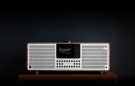 Revo SuperSystem stereo internetradio met Bluetooth, Spotify, USB en DAB+, walnoot-zwart