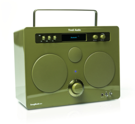 Tivoli Audio SongBook Max premium draagbaar geluidssysteem met Bluetooth, DAB+ en FM radio en (gitaar-) versterker op accu, groen