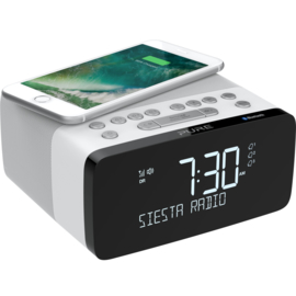 Pure Siesta Charge stereo DAB+ wekker radio met Qi draadloze telefoonoplader en Bluetooth, Polar