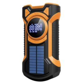 Hama Just in case nood radio powerbank met zaklamp, met handslinger dynamo en zonnepaneel
