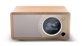 Sharp DR-450 stereo DAB+ radio met FM en Bluetooth, bruin