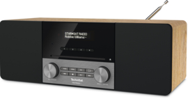 TechniSat DIGITRADIO 3 stereo tafelradio met DAB+ digital radio, FM, Bluetooth, CD-speler en USB, eiken, OPEN DOOS