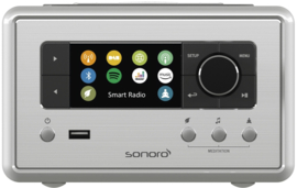 sonoro RELAX X internetradio met DAB+, FM, Spotify en Bluetooth, zilver