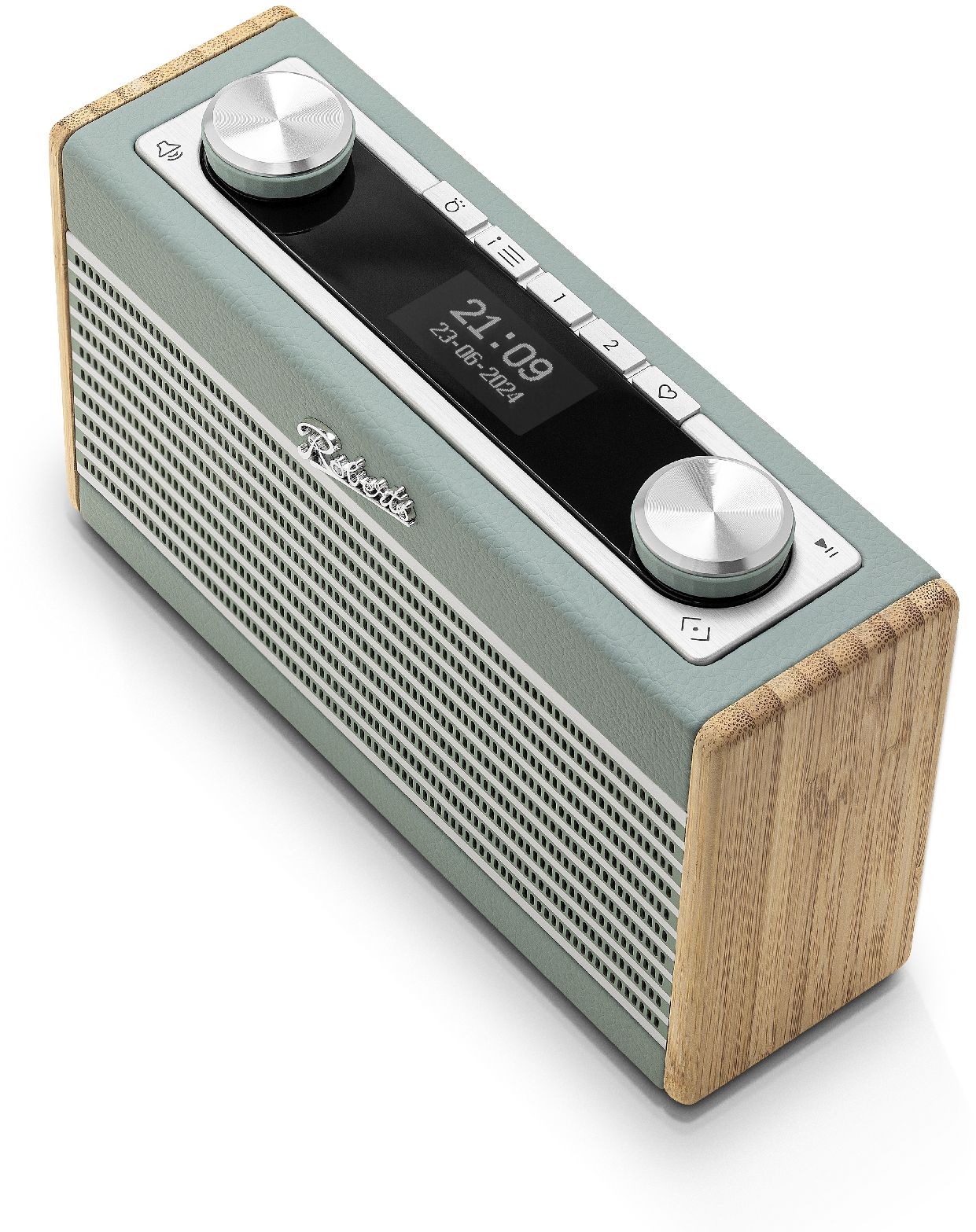 Roberts Rambler Uno retro DAB+ radio met FM en Bluetooth, Duck Egg Blue