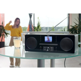 Hama DR1560CBT stereo DAB+ radio  met FM, Bluetooth en CD speler